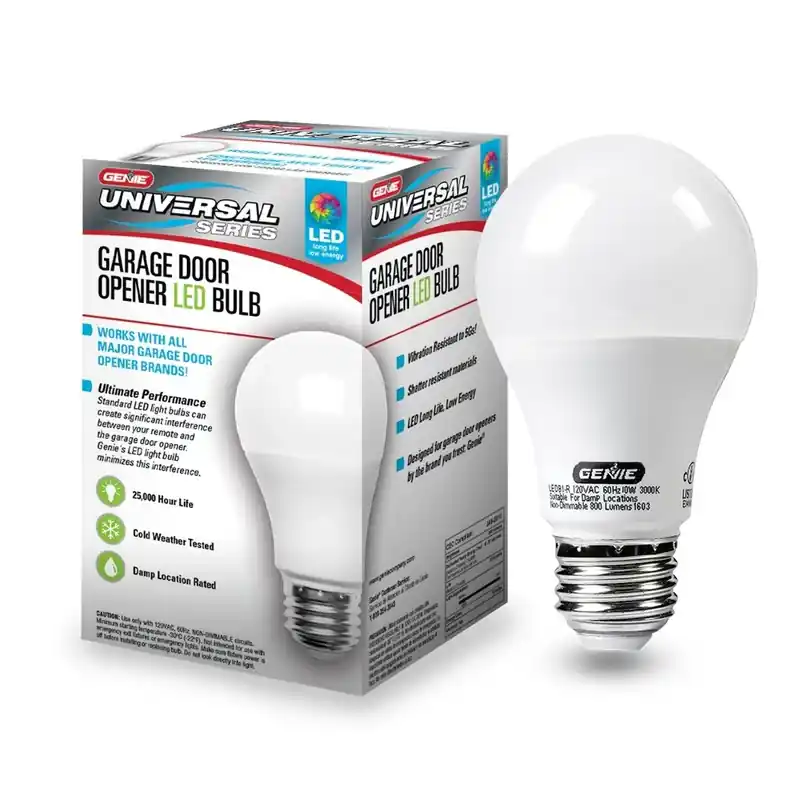 Title 20 Approved A19 E26 (medium) Led Garage Bulb Warm White 60 Watt Equivalence 1 Pk