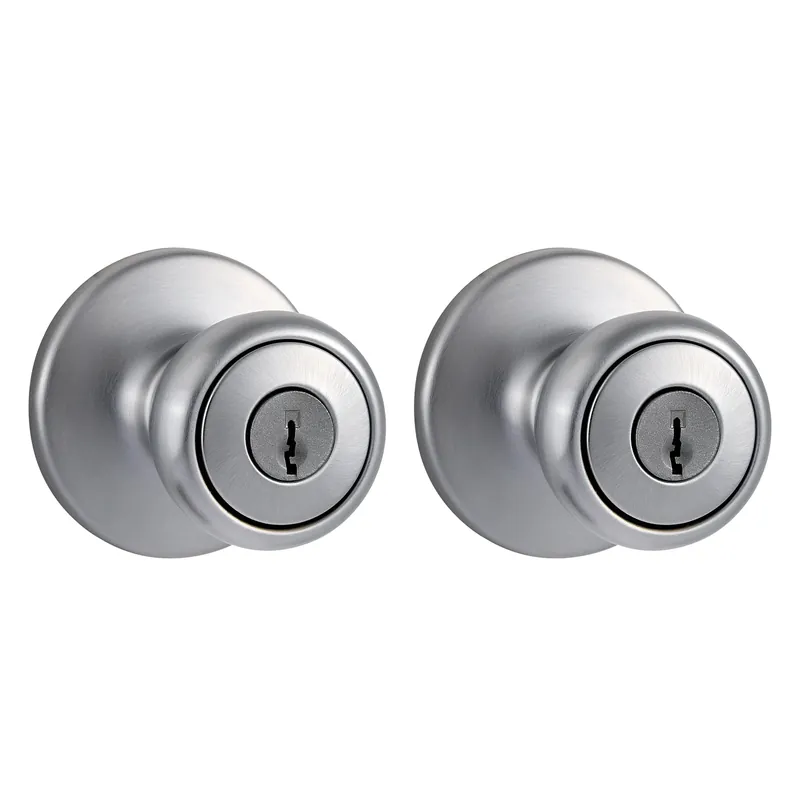 Tylo Satin Chrome Entry Knobs 1-3/4 In. Ansi/bhma Grade 3