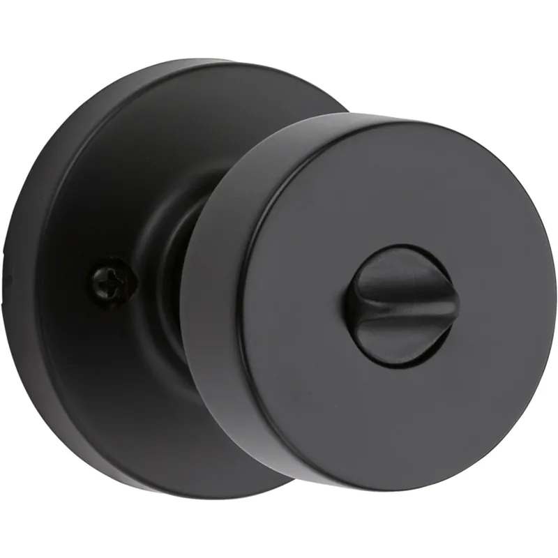 Signature Series Entry Knob Lockset With Smart Key, Iron Black Finish