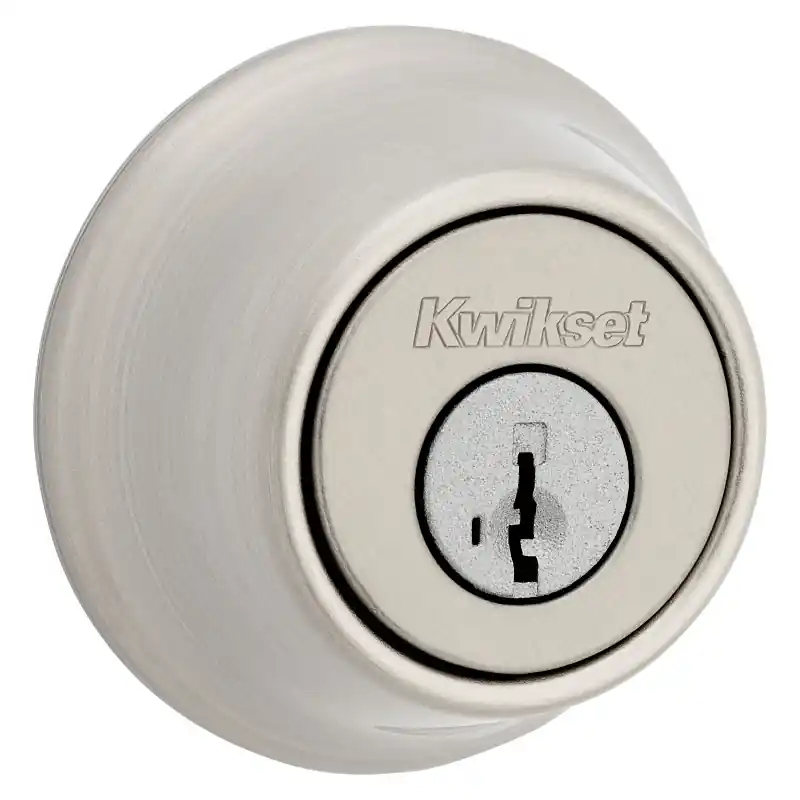 Smartkey Security Satin Nickel Metal Double Cylinder Deadbolt