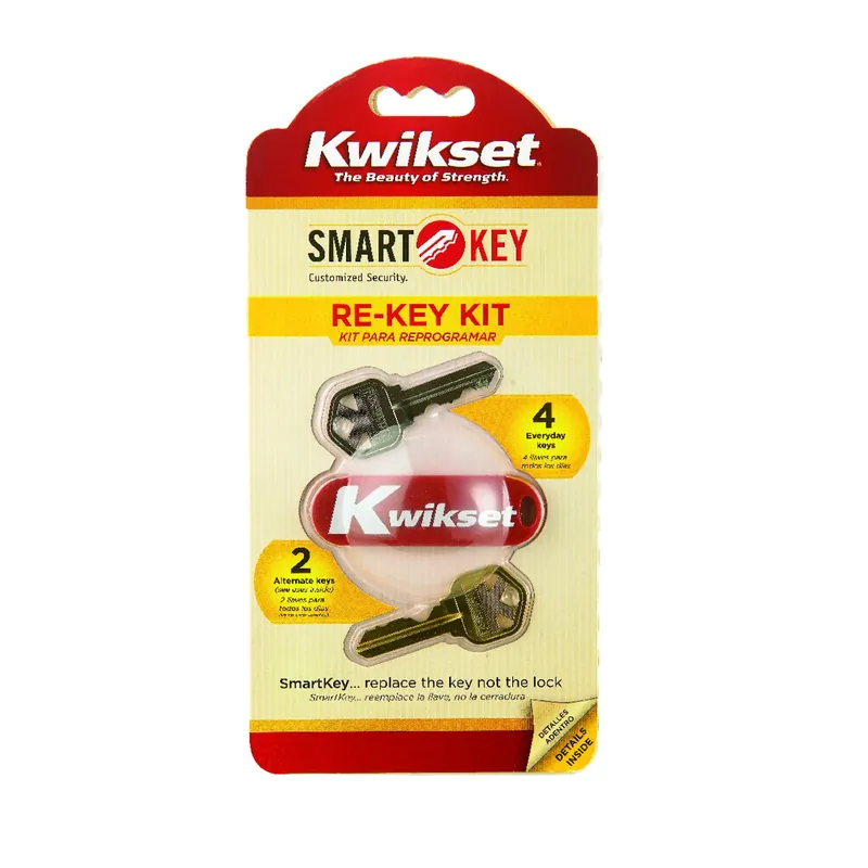 Metal Smart Key Re-key Kit 1 Pk