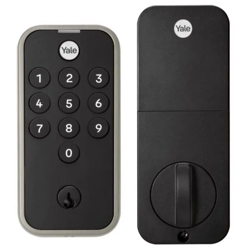 Code Bi-metal Electronic Touch Pad Deadbolt – Satin Nickel