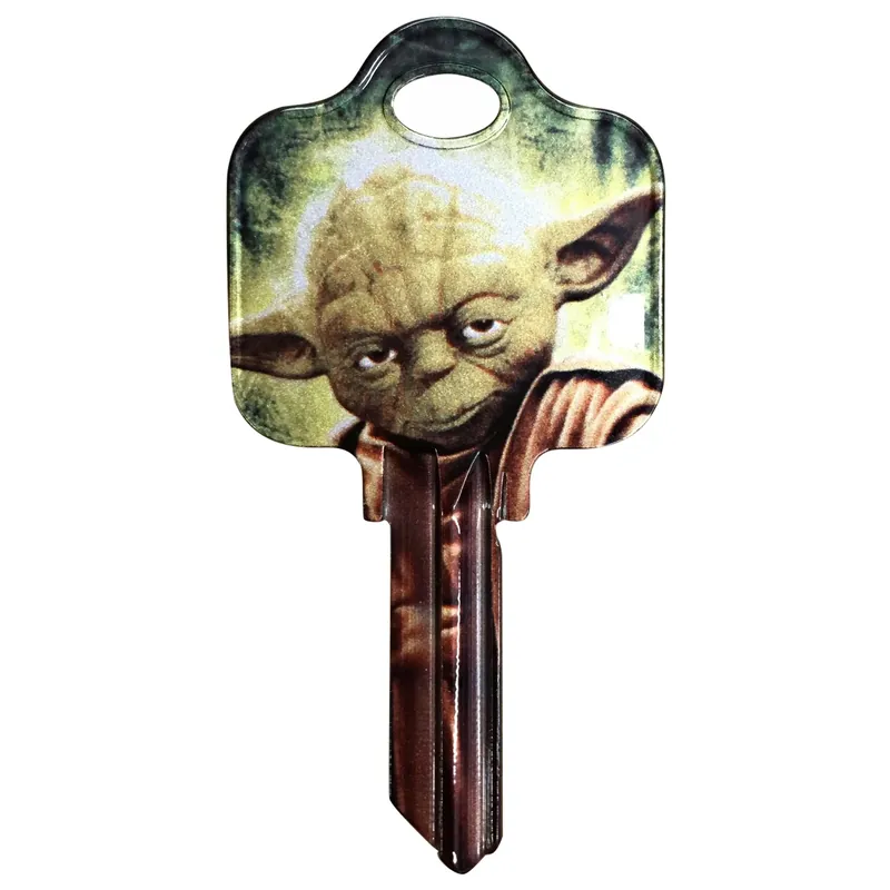 Star Wars Yoda House/padlock Universal Key Blank Single