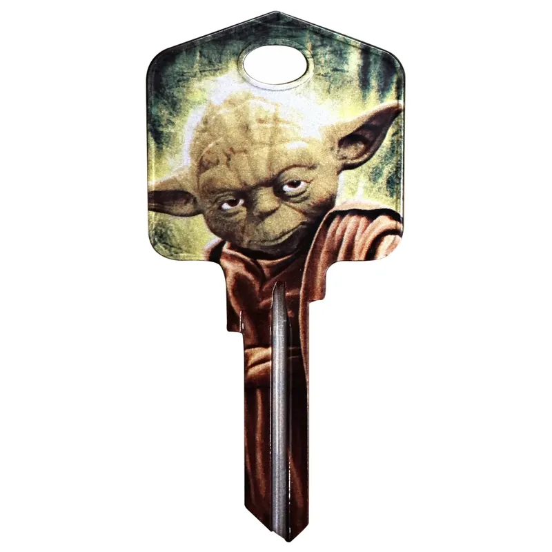 Star Wars Yoda House/padlock Universal Key Blank Single
