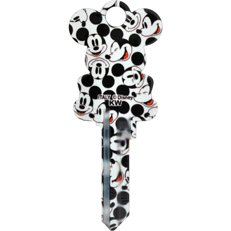 Disney Mickey Mouse House/padlock Universal Key Blank Double