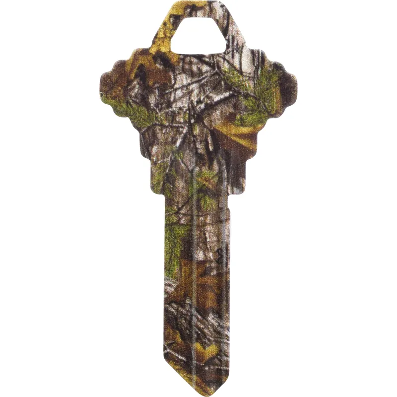 Realtree Green Universal Key Blank For House/office - Single Sided
