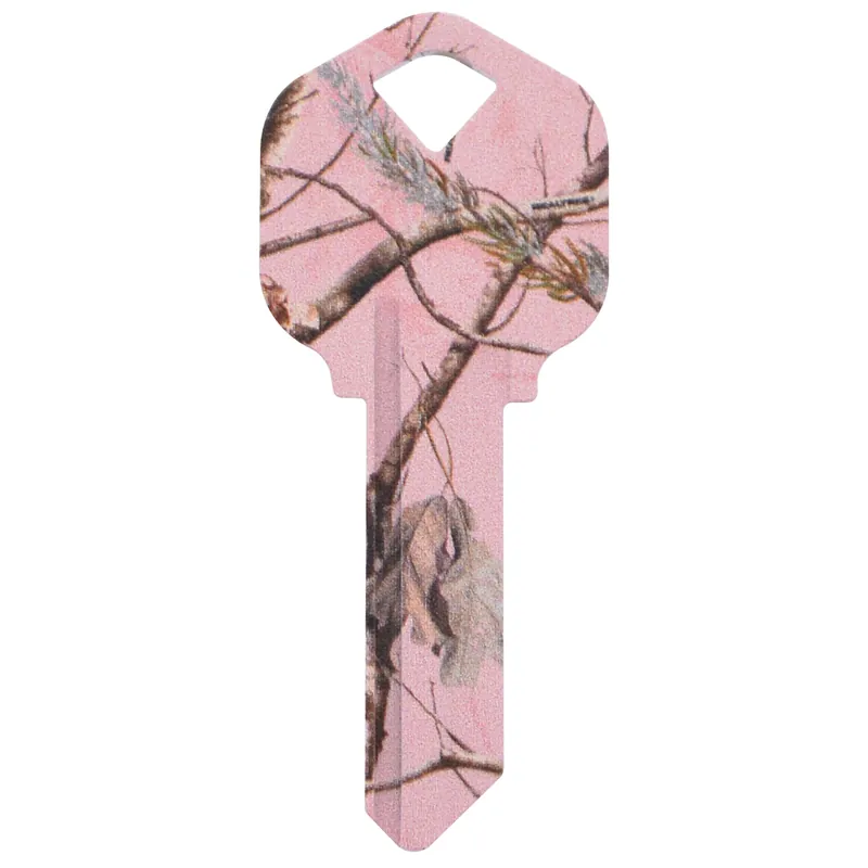 Realtree Pink House/office Universal Key Blank Single Pink