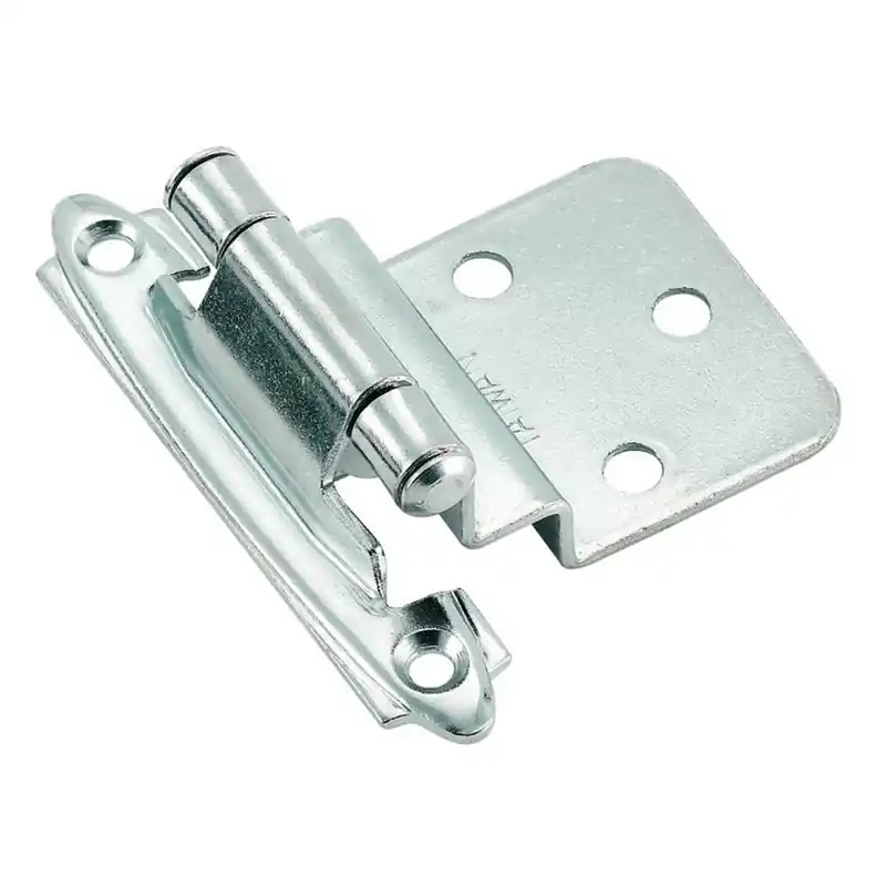 2.75 In. L Polished Chrome Cabinet Hinge 2 Pk