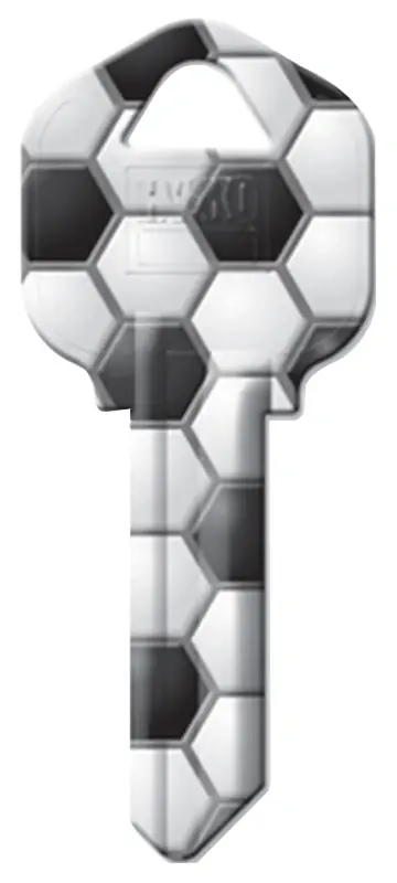 Hy-ko Soccer House Key Blank For Kwikset Locks - Model 16010kw1-28