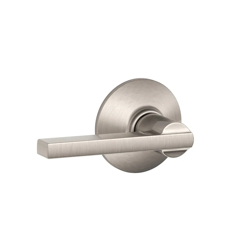Latitude Passage Door Lever Handleset, Satin Nickel