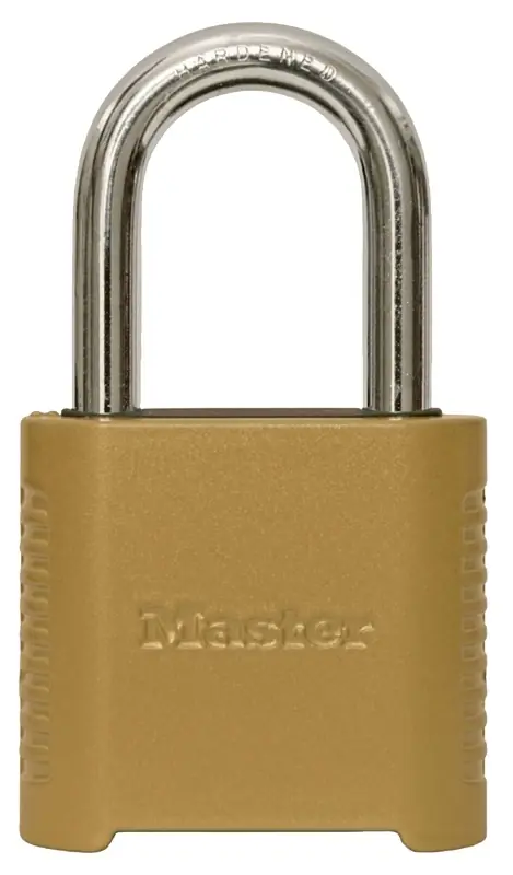 Set Your Own Combination Padlock, 2 In., Wide, 1-1/2 In. Shackle