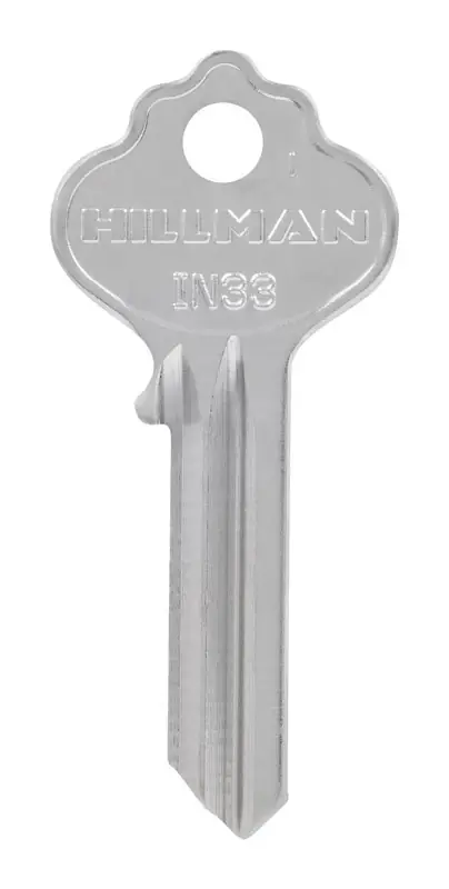 House/office Key Blank Single Silver