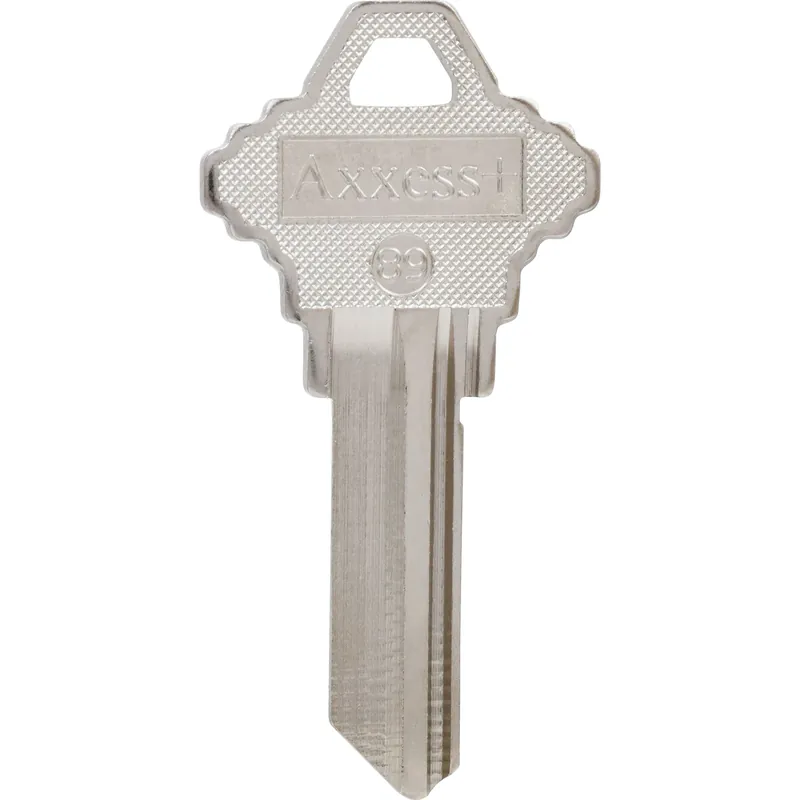Traditional Key House/office Key Blank 89 Single For Schlage Locks Silver