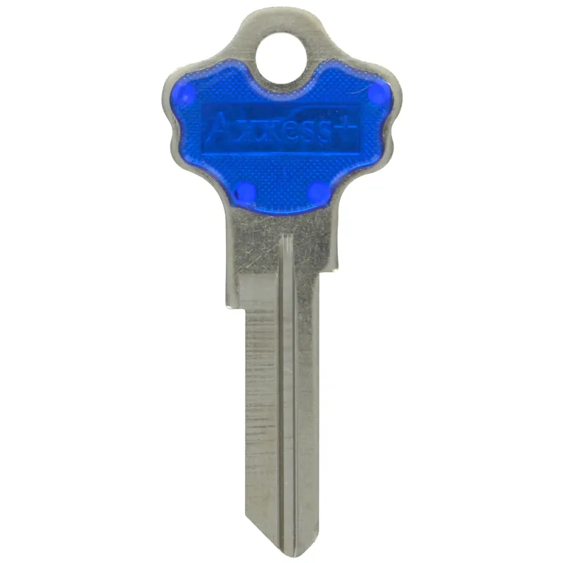Traditional Key House/office Key Blank 97 Single For Kwikset Locks Blue/silver