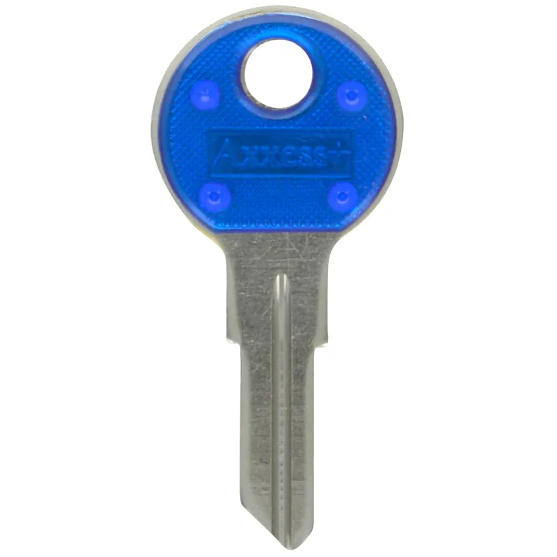 Traditional Key House/office Key Blank 80 Single For Chicago Locks Blue/silver