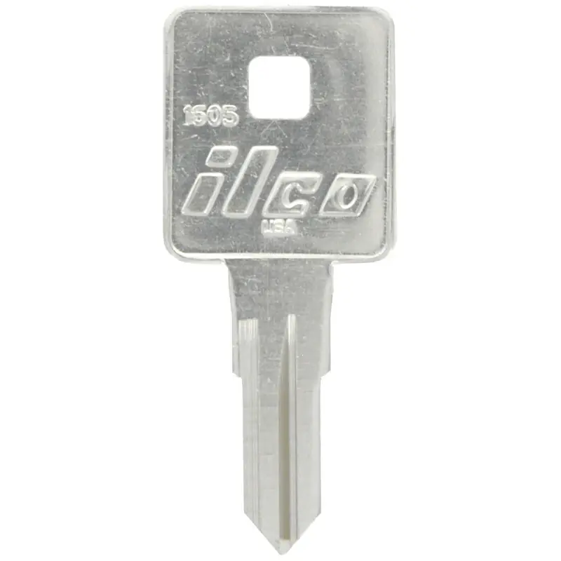 Keykrafter Universal Key Blank 2034 Tm5 / Tbx1 Double Sided Nickel-plated Brass