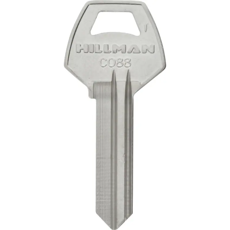 House Universal Key Blank Single Sided Nickel-plated Brass Model 532001