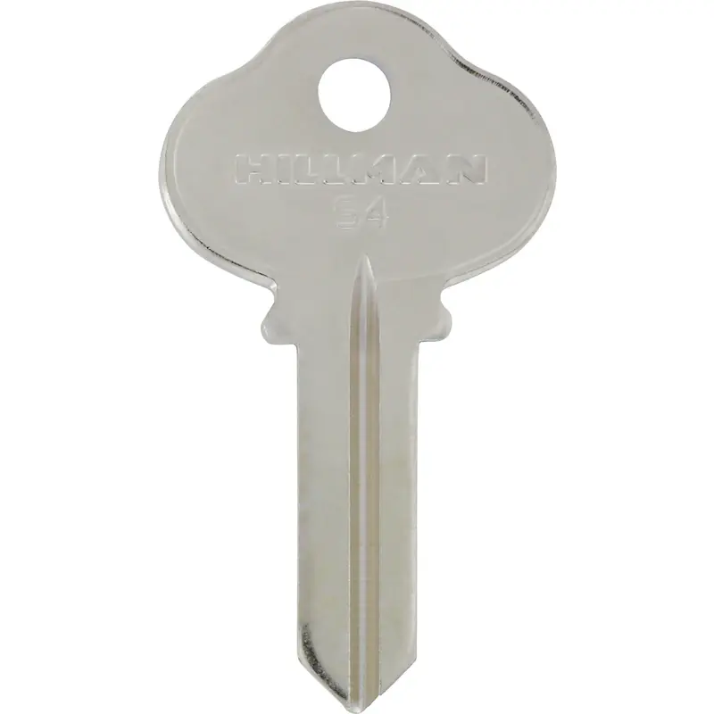 Traditional Key House/office Key Blank 124 Single For Sargent Locks Silver