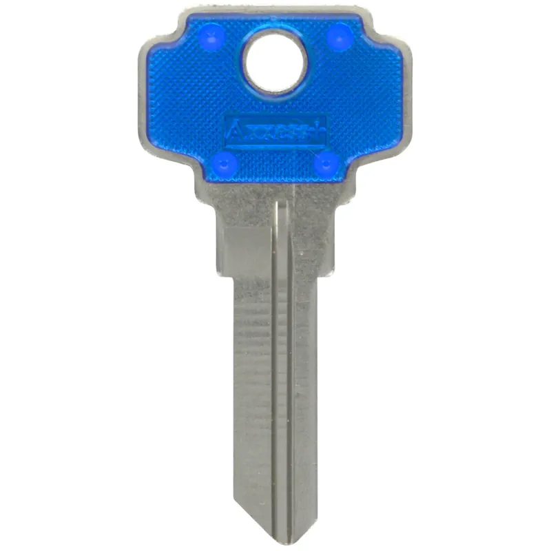 Traditional Key House/office Key Blank 70 Single For Dexter Locks Blue/silver