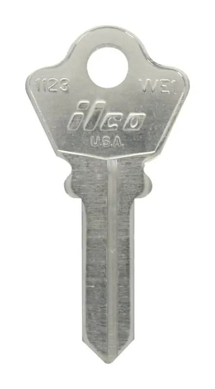 Keykrafter Universal House/office Key Blank 167 Single For Wilson Bohannan Locks Silver