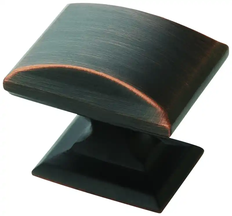 Candler Rectangle Cabinet Knob 1-1/8 In. Oil Rubbed Bronze 1 Pk