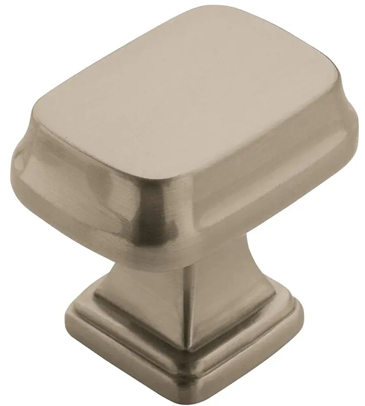 Grace Revitalize Collection Round Cabinet Knob 1-1/8 In. D 1-1/8 In. Satin Nickel 1 Pk