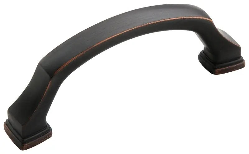 Traditional Arch Cabinet Pull 3 In. Oil Rubbed Bronze Brown 1 Pk
