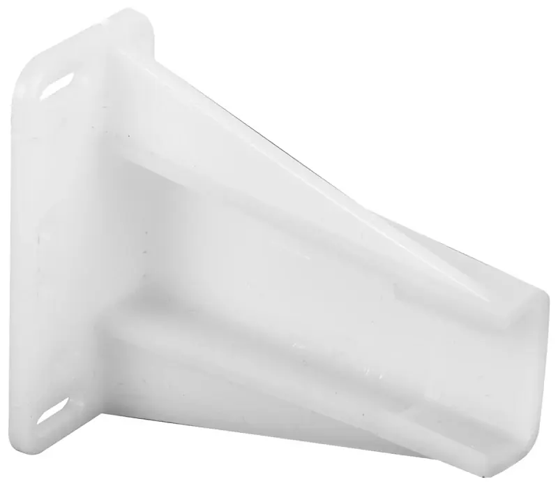 Prime-line 2-3/4 In. L Plastic Ball-bearing Rollers Drawer Slides Track Bracket 2 Pk