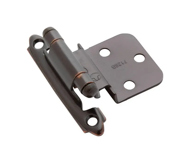2 In. W X 2-3/4 In. L Oil Rubbed Bronze Steel Self-closing Hinge 10 Pk