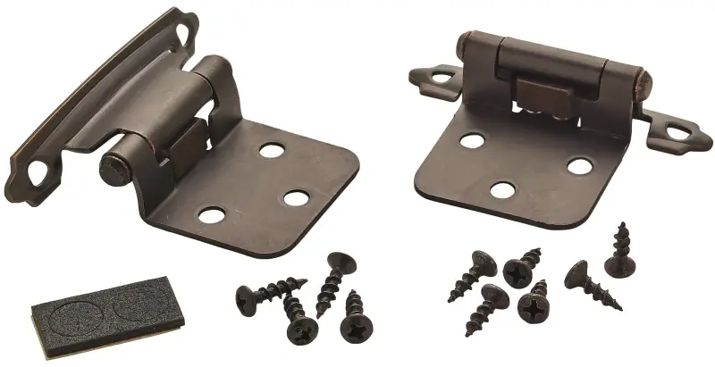 1-13/16 In. W X 2-3/4 In. L Oil Rubbed Bronze Steel Self-closing Hinge 2 Pk