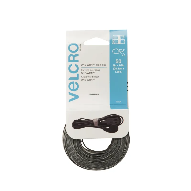One-wrap Medium Nylon Ties 8 In. L 50 Pk