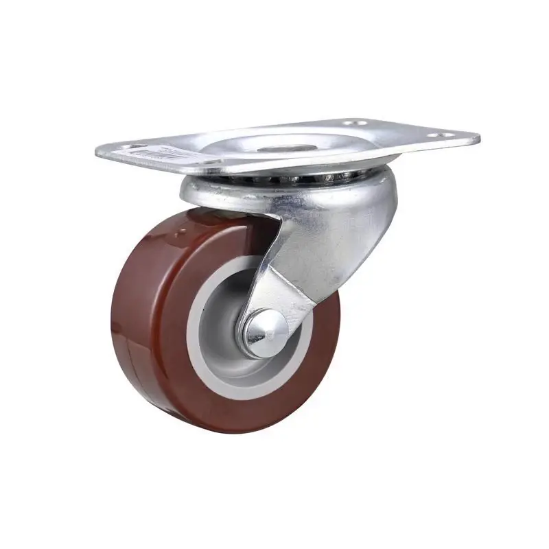 2-1/2 In. D Swivel Hard Rubber Caster 125 Lb 1 Pk