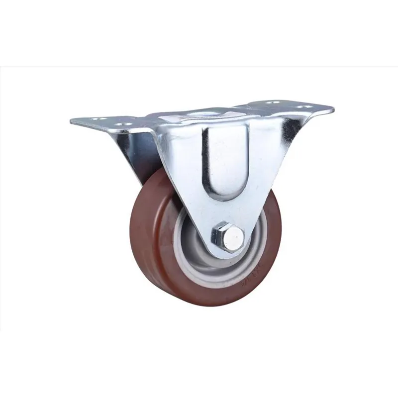 3 In. D Hard Rubber Rigid Caster 210 Lb 1 Pk