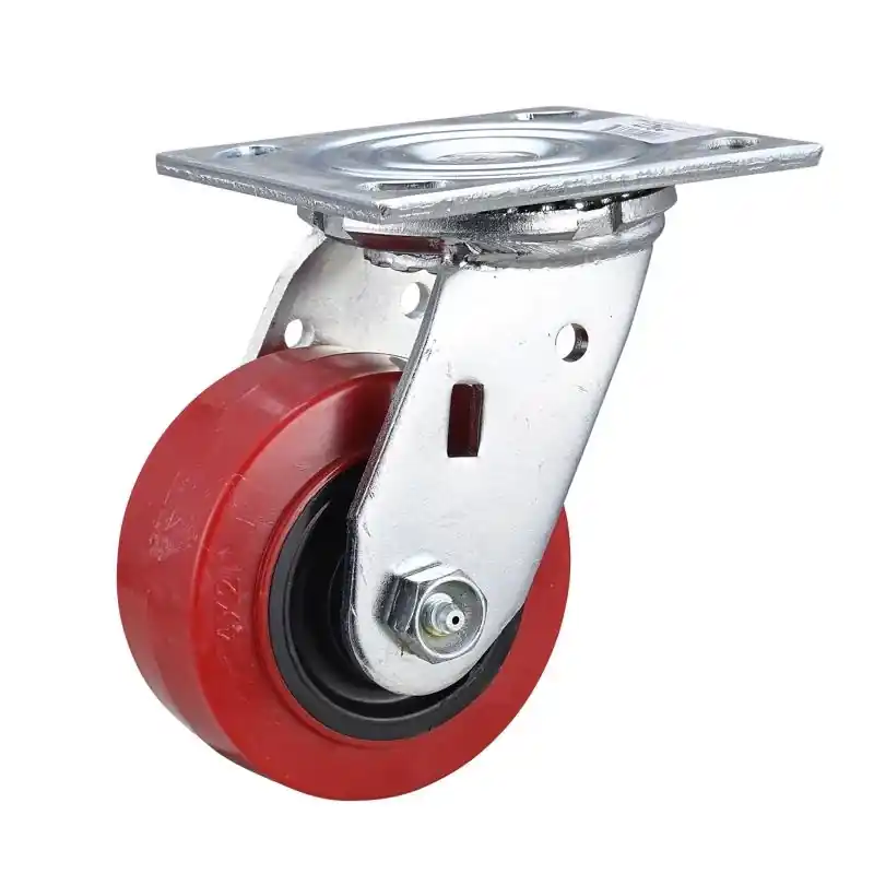4 In. D Swivel Polyurethane Caster 600 Lb 1 Pk