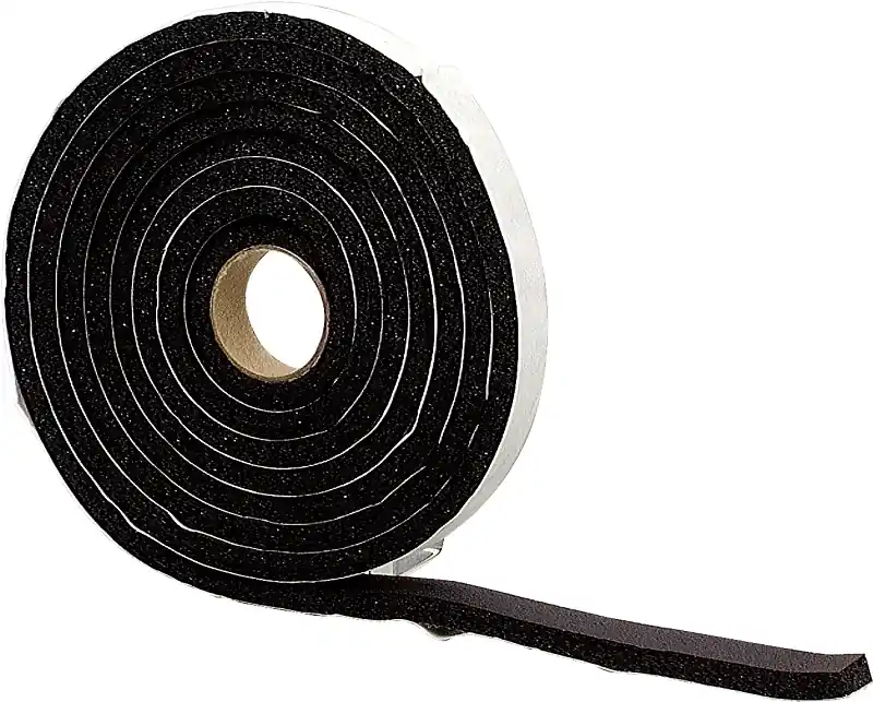 3/8" X 1/2" X 10‘ Self-adhesive Weatherstrip For Automotive And Marine Use