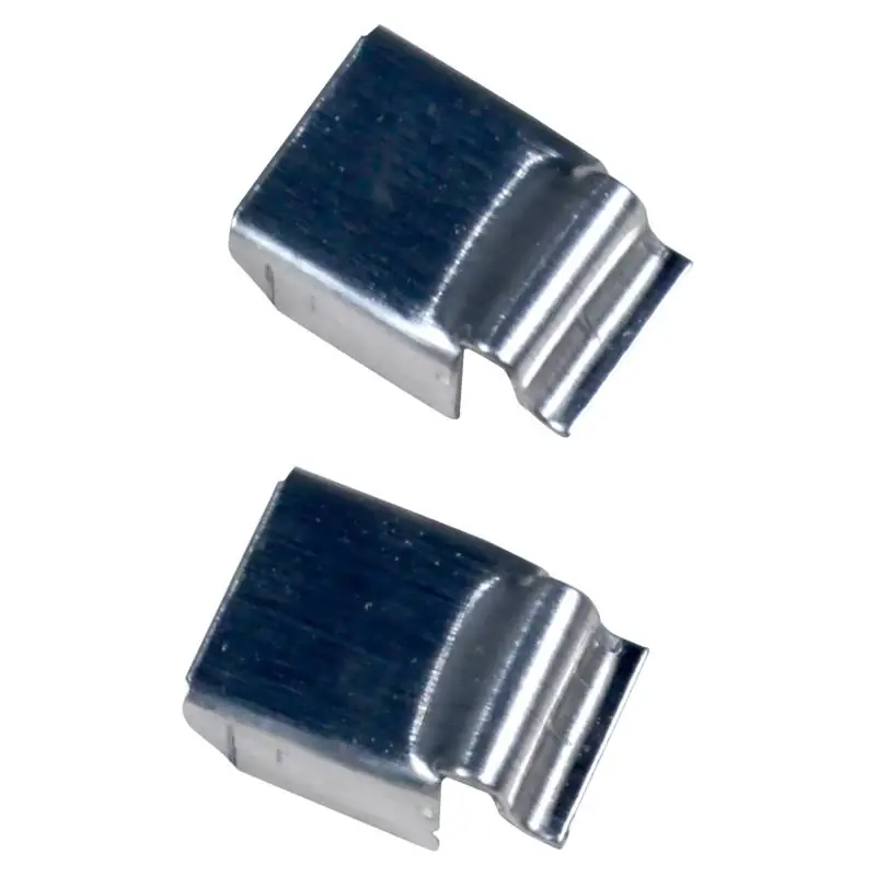Mill Silver Aluminum 5/16 In. W X 5/8 In. L Crossbar Screen Clips 10 Pk