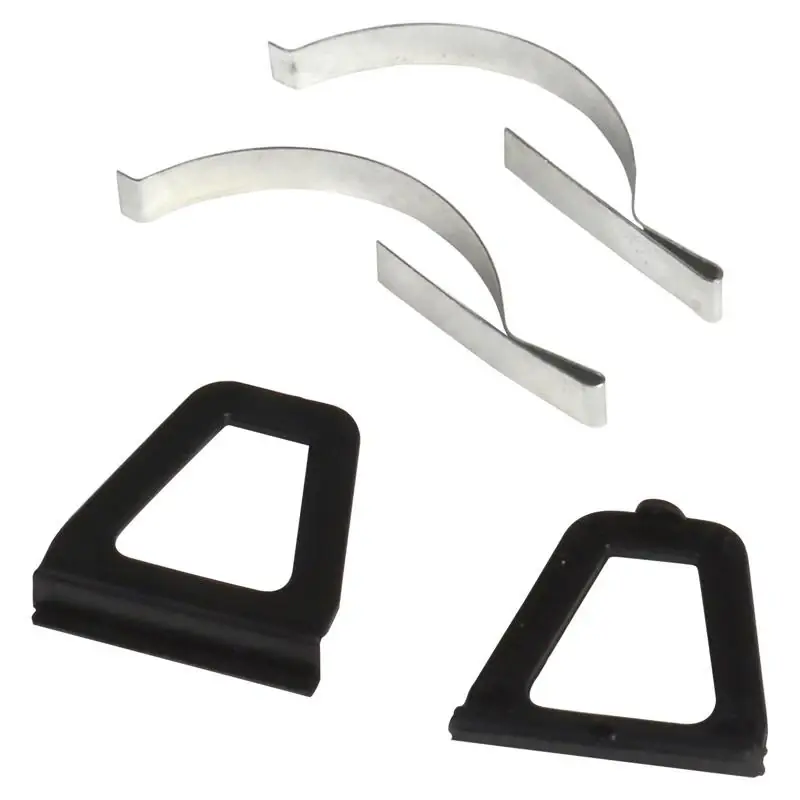 Phifer Black Aluminum Pull Tab With Corner Springs 3 In. W X 6 In. L