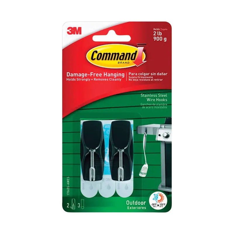 Command Medium Plastic Wire Hooks 2.17 In. L 2 Pk
