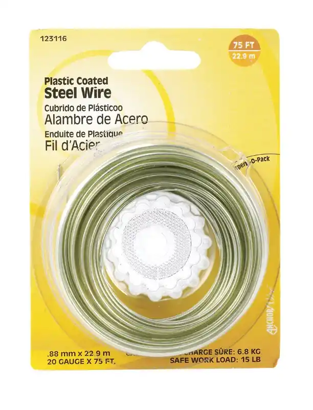 75 Ft. L Plastic 20 Ga. Hobby Wire