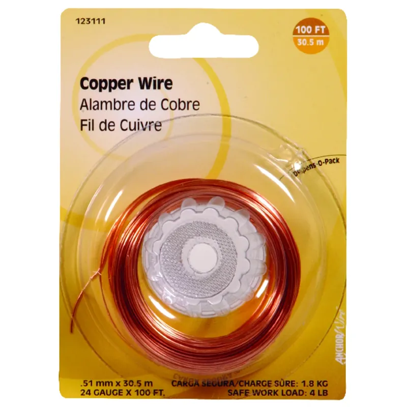 24-gauge Copper Wire, 100-ft.