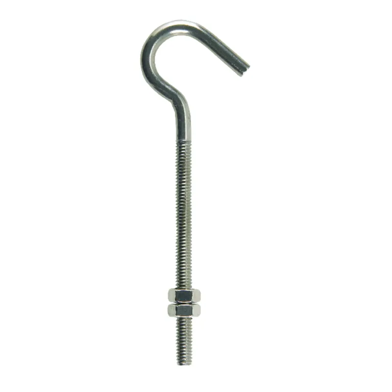 Medium Stainless Steel 6 In. L Clothesline Hook 160 Lb 1 Pk