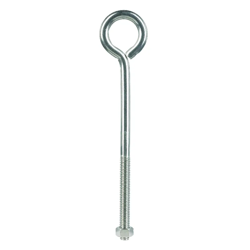 3/8 In. X 8 In. L Stainless Stainless Steel Eyebolt Nut Included