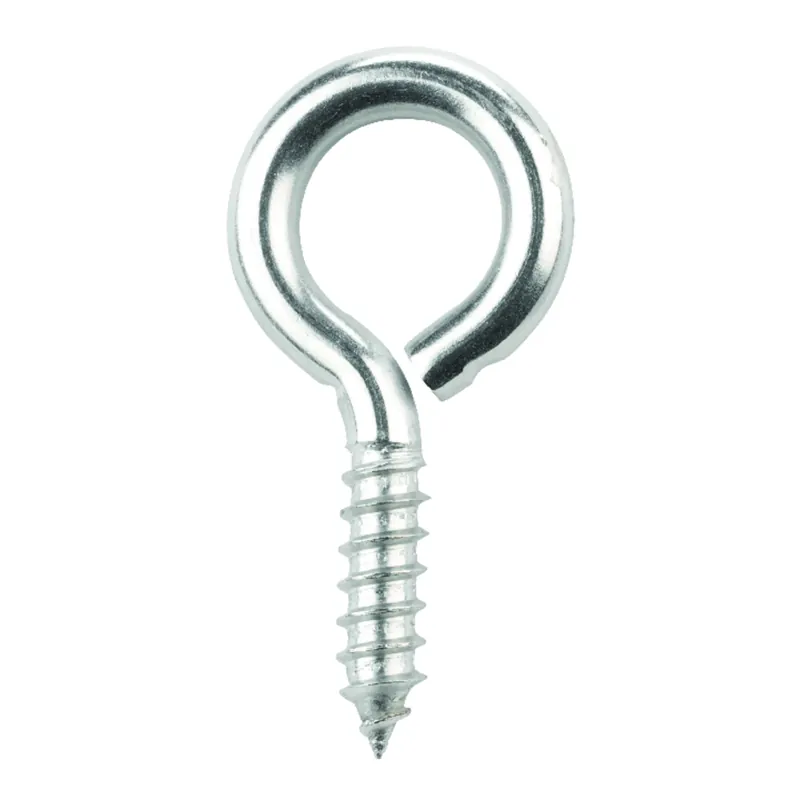3/8 In. D X 2-7/8 In. L Polished Stainless Steel Screw Eye 250 Lb. Cap. 1 Pk