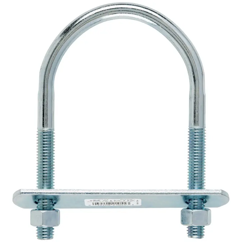 1/2 In. X 3-1/2 In. W X 5-3/4 In. L Coarse Zinc-plated Steel U-bolt