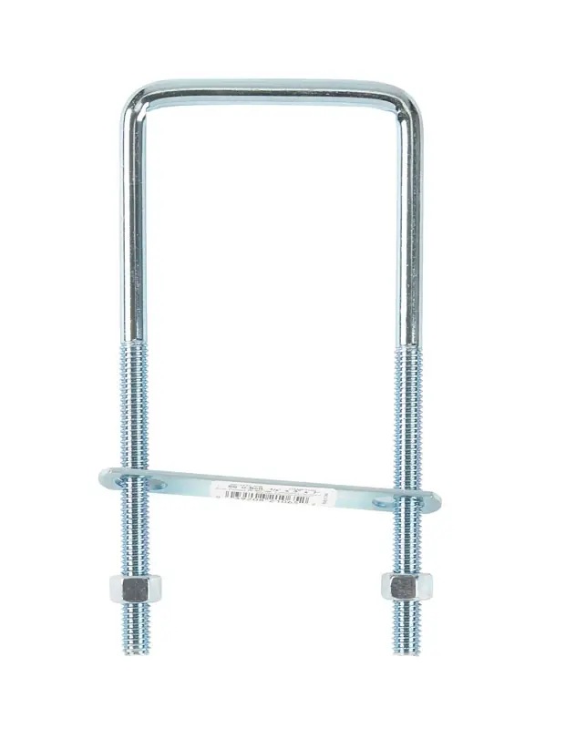 3/8 In. X 3 In. W X 6.5 In. L Coarse Zinc-plated Steel Square Bend U Bolt