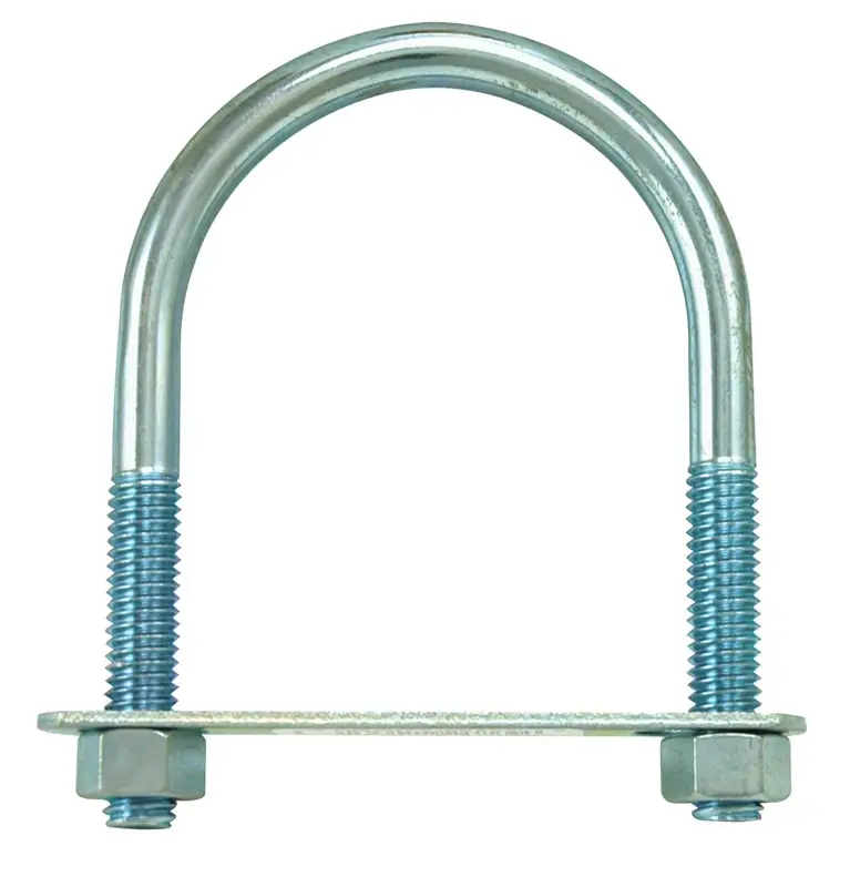 3/8 In. X 2-1/2 In. W X 3-5/8 In. L Coarse Zinc-plated Steel U-bolt