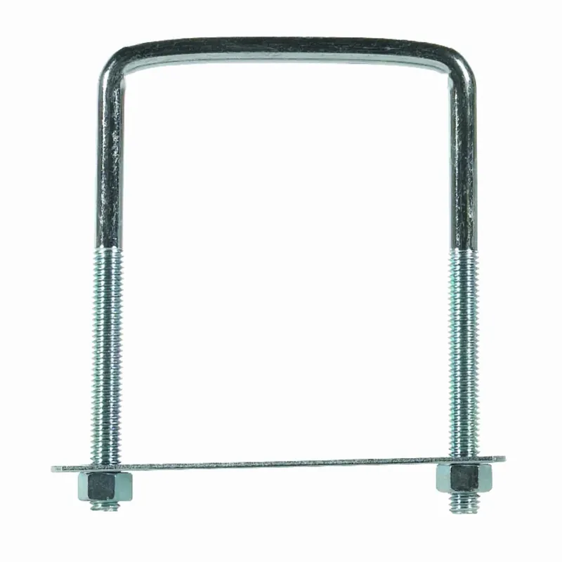 3/8 In. X 3.7 In. W X 5 In. L Coarse Zinc-plated Steel Lumber Size Square Bend U-bolt