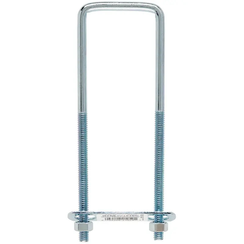5/16 In. X 2 In. W X 6-3/4 In. L Coarse Zinc-plated Steel Square Bend U Bolt