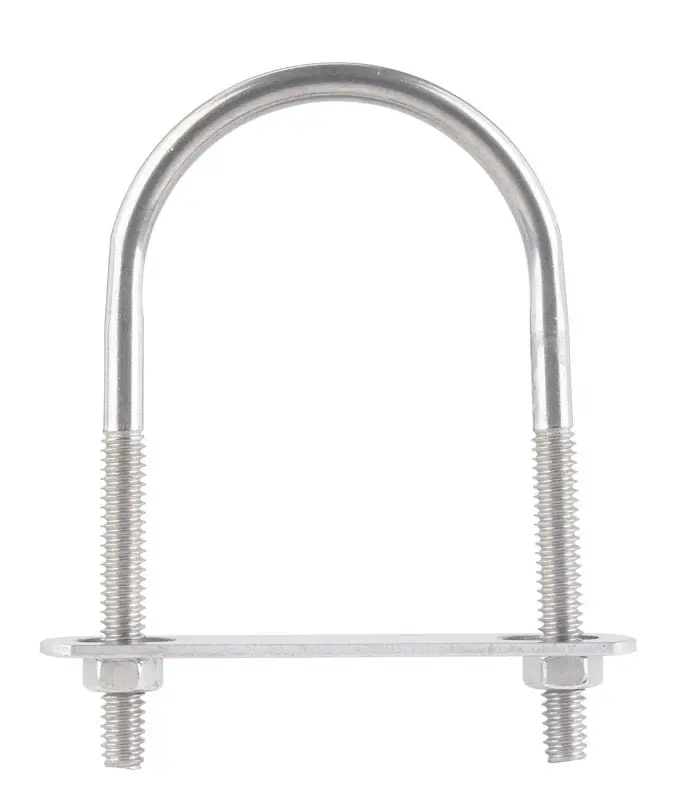 1/4 In. X 2 In. W X 3-1/2 In. L Coarse Stainless Steel U-bolt