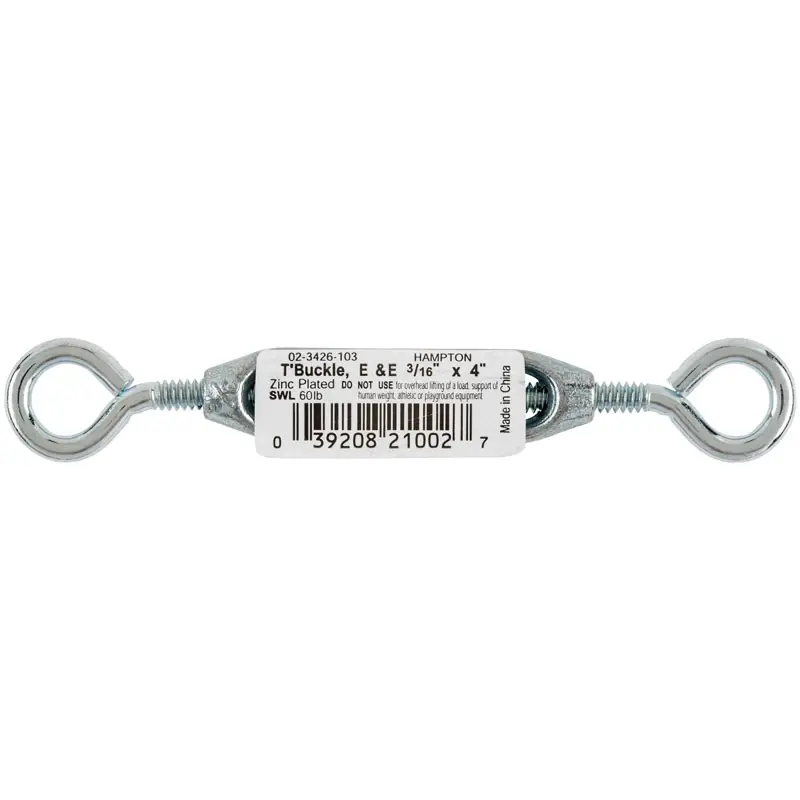 Zinc-plated Aluminum/steel Turnbuckle 70 Lb